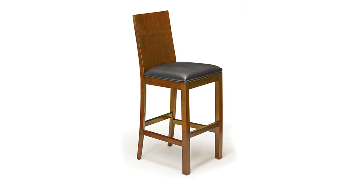 Heritage Wood Back Barstool - Set of 2